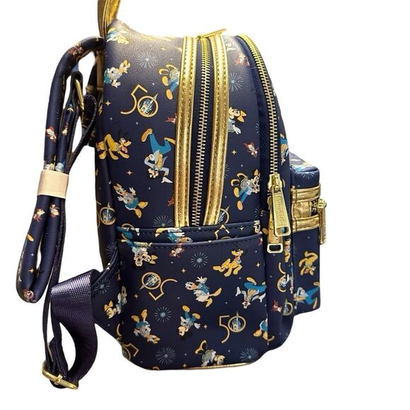 NWT Disney World 50th Anniversary Loungefly Backpack AND Ears